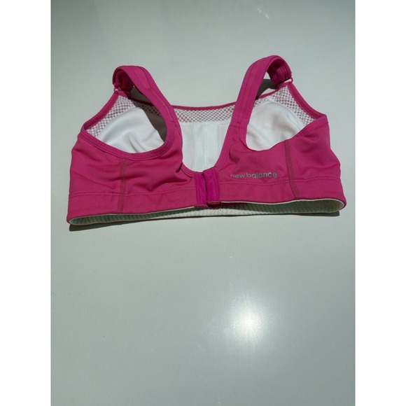 New‎ Balance Medium Impact Sports Bra Style # WBT3108Z Alpha Pink - Picture 3 of 6